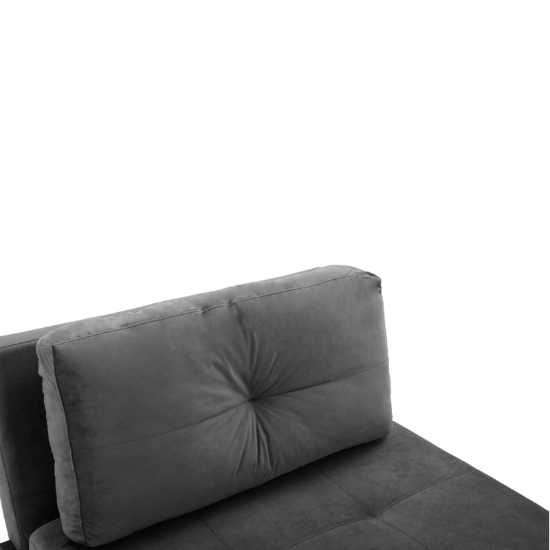 FK3078.11 Armchair Bed, velvet grey, 95x92x66cm FK3078.11 Armchair Bed, velvet grey, 95x92x66cm