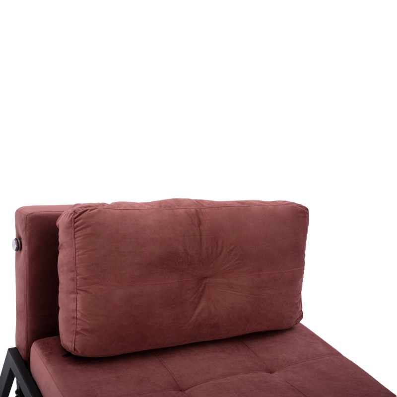 FK3078.12 ARMCHAIR/BED CONSTANCE, DUSTY PINK VELVET 95x92x66Y cm. FK3078.12 ARMCHAIR/BED CONSTANCE, DUSTY PINK VELVET 95x92x66Y cm.