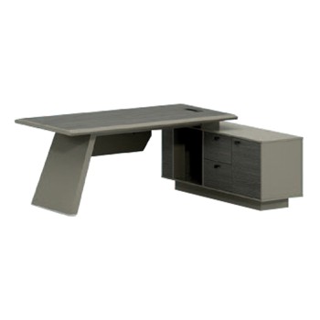 Professional Office Lux Series 196x150x75x Reversible Corner Mocha & Ash color FK2115