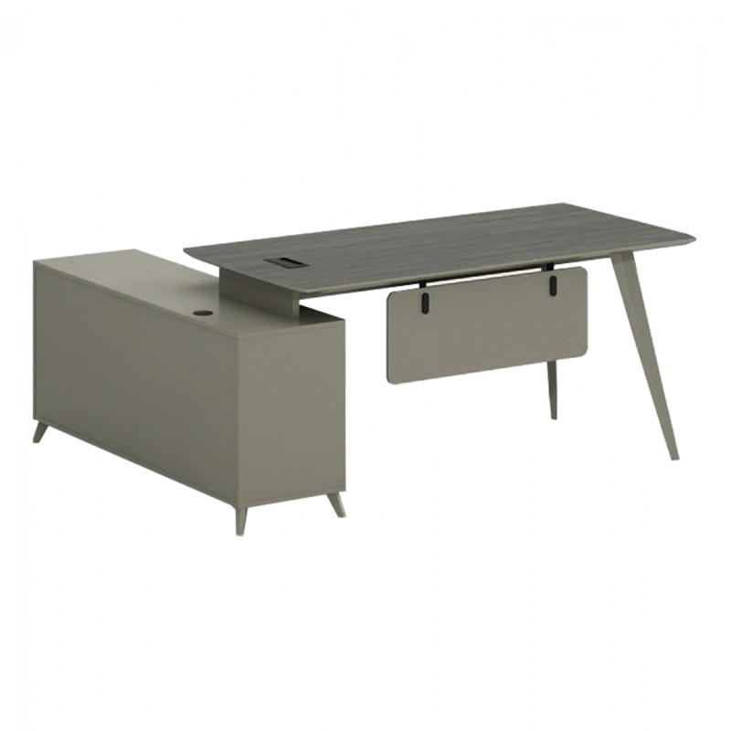 Professional Office Lux Series 180x140x75 Reversible corner mocha & ash FK2116 Professional Office Lux Series 180x140x75 Reversible corner mocha & ash FK2116