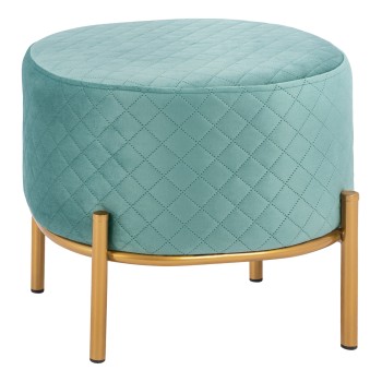 Stool Sinta FK8638.07 peanut shade with gold base 42x42x38cm