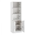 Bookcase from melamine ENSLEY FK2027.05 white color 60x30x180cm Bookcase from melamine ENSLEY FK2027.05 white color 60x30x180cm