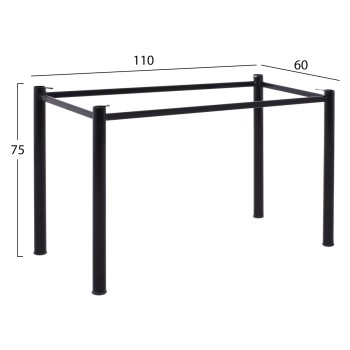 Column Metallic base for surface 120x70 Column Metallic base for surface 120x70