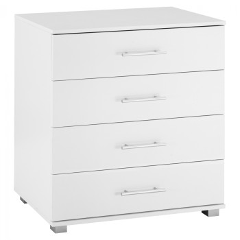 Drawer from melamine FK2204.05 with 4 drawers white 75x40x83cm