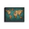 CANVAS PAINTING WORLD MAP FK7197.01 100X3X70 cm. CANVAS PAINTING WORLD MAP FK7197.01 100X3X70 cm.
