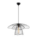 METALLIC PENDANT LIGHT IN BLACK FK7231 E27 Φ50x123 cm. METALLIC PENDANT LIGHT IN BLACK FK7231 E27 Φ50x123 cm.