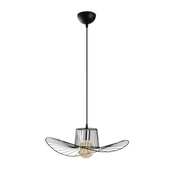 METALLIC PENDANT LIGHT IN BLACK FK7236 49x110 cm.