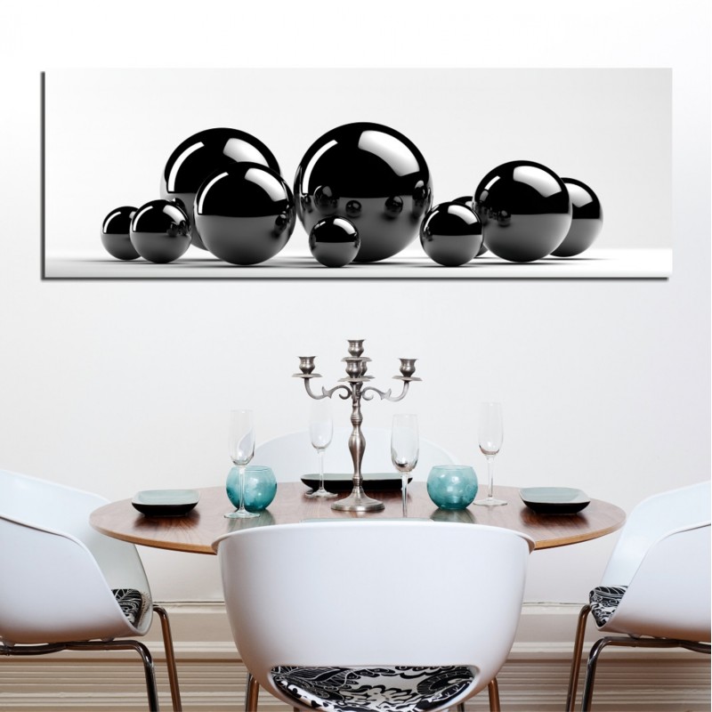 Canvas black and white FK7198.02 80x3x30 cm. Canvas black and white FK7198.02 80x3x30 cm.