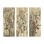 Canvas 3 piece set MDF Red Flowers and Berries FK7204.01 60x50x0,3 cm.