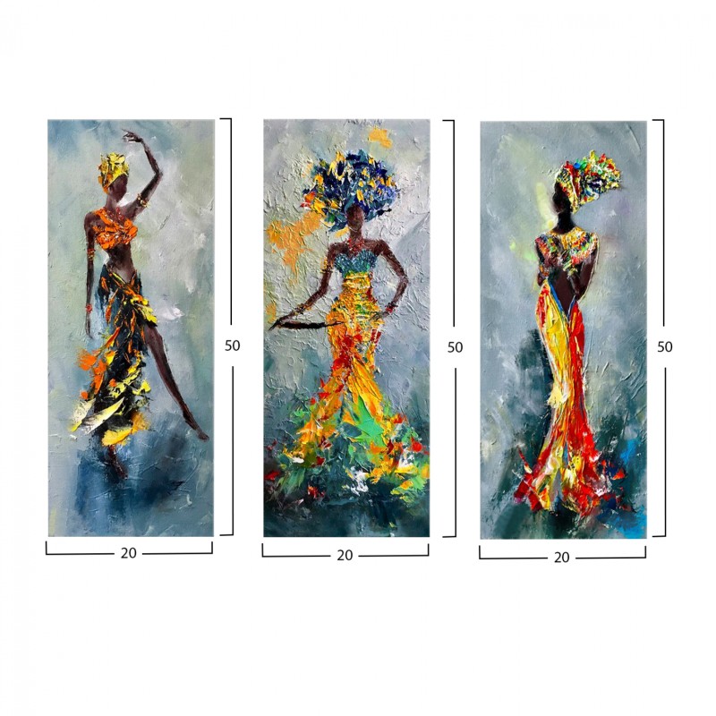 CANVAS MDF AFRICAN GIRL IN COLORFUL DRESS FK7204.02 60X0,3X50 cm. CANVAS MDF AFRICAN GIRL IN COLORFUL DRESS FK7204.02 60X0,3X50 cm.