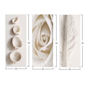 CANVAS THREE PIECES MDF NATURAL ELEMENTS FK7204.05 60X0,3X50 cm CANVAS THREE PIECES MDF NATURAL ELEMENTS FK7204.05 60X0,3X50 cm