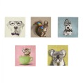 CANVAS FIVE PIECES MDF CLEVER PETS FK7205.01 75X0,3X15 cm. CANVAS FIVE PIECES MDF CLEVER PETS FK7205.01 75X0,3X15 cm.