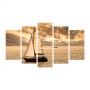 BOARD FIVE PIECES MDF SUNSET SAILING FK7206.01 100X0,3X60 cm.