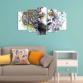 MDF PAINTING MODERN DAZZLING BEAUTY GIRL FACE FK7206.04 100X60x3 cm. MDF PAINTING MODERN DAZZLING BEAUTY GIRL FACE FK7206.04 100X60x3 cm.