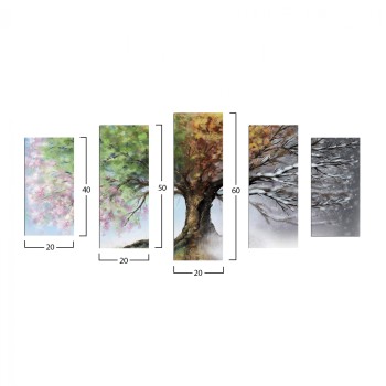 MDF PAINTING FOUR SEASONS FK7206.05 100X60x0,3cm. MDF PAINTING FOUR SEASONS FK7206.05 100X60x0,3cm.