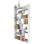 MELAMINE BOOKCASE IN WHITE FK8865.01 90x22x182cm.