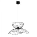 METALLIC PENDANT LIGHT IN BLACK E27 FK7232 50x50x121 cm. METALLIC PENDANT LIGHT IN BLACK E27 FK7232 50x50x121 cm.
