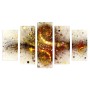 5 PCS MDF PAINTING EXPLOSION FK7206.07 100X60x0,3 cm.