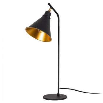 TABLE LAMP IN BLACK AND GOLD FK7290 Φ28x50cm