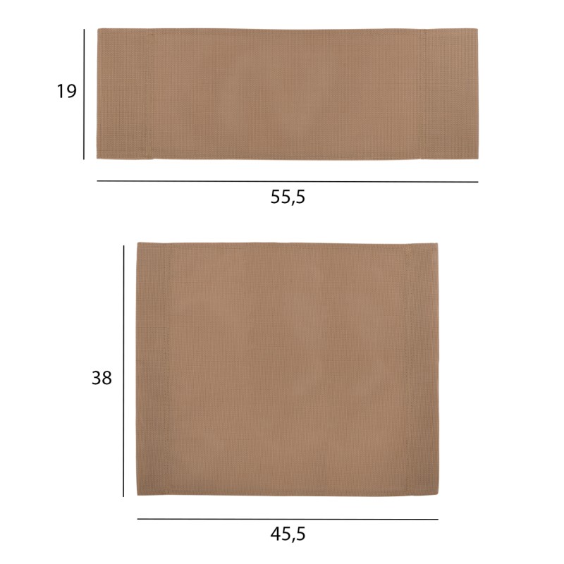 DIVIDED PILLOW FOR DIRECTOR'S CHAIR NAXOS IN MOCHA ΗΜ11252.04 DIVIDED PILLOW FOR DIRECTOR'S CHAIR NAXOS IN MOCHA ΗΜ11252.04