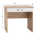 VANITY FK313.06 WITH 1 DRAWER IN SONAMA-WHITE 80x40x76cm. VANITY FK313.06 WITH 1 DRAWER IN SONAMA-WHITE 80x40x76cm.