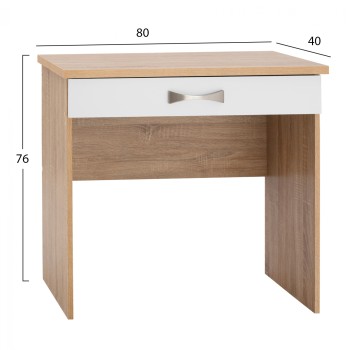 VANITY FK313.06 WITH 1 DRAWER IN SONAMA-WHITE 80x40x76cm.