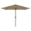 ALUMINUM UMBRELLA FK6029.02 RECTANGULAR TAUPE 262x170x253 cm.
