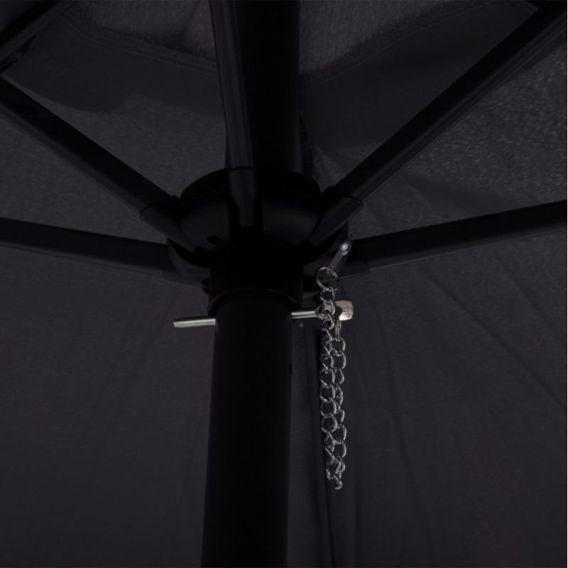 ALUMINUM UMBRELLA 2.50M WITH 6 RADIES GRAY CLOTH FK6030.10 ALUMINUM UMBRELLA 2.50M WITH 6 RADIES GRAY CLOTH FK6030.10