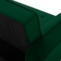 SOFA-BED SALVADOR FK3150.13 VELVET GREEN 224X88X84Y cm. SOFA-BED SALVADOR FK3150.13 VELVET GREEN 224X88X84Y cm.