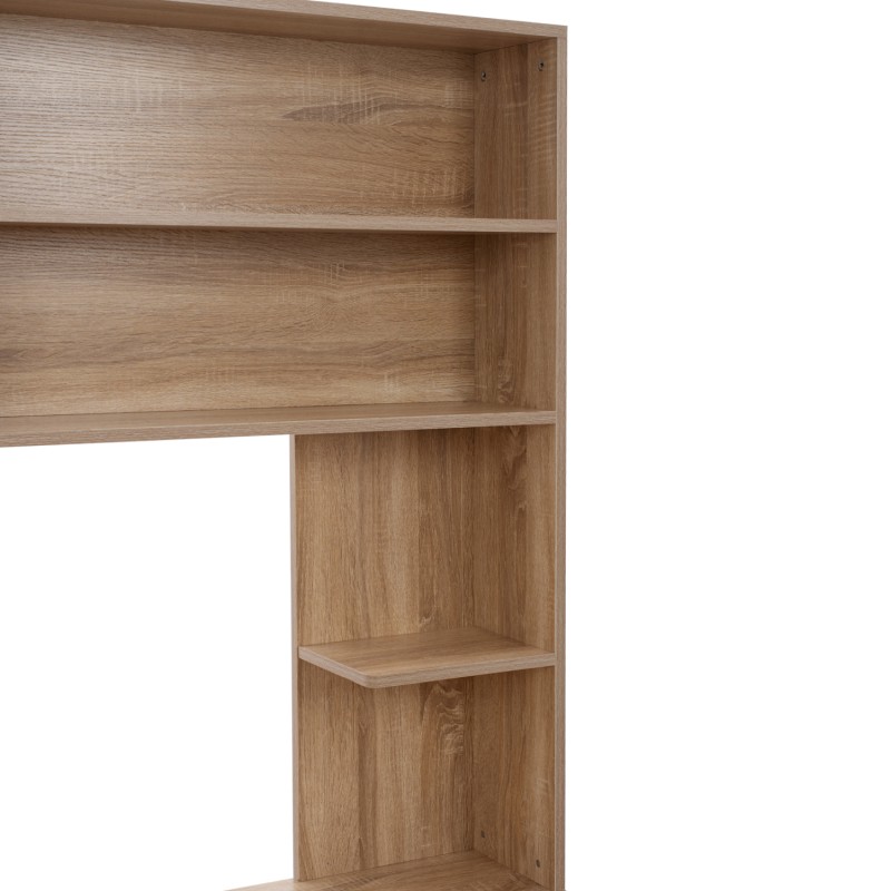 FK2032.02 desk STATUS with bookcase-shelves, SONOMA, 120x55x182 FK2032.02 desk STATUS with bookcase-shelves, SONOMA, 120x55x182