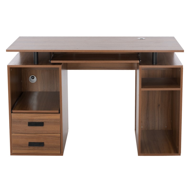 MELAMINE OFFICE DESK STATUS FK2026.03 WALNUT 120Χ55Χ76 cm. MELAMINE OFFICE DESK STATUS FK2026.03 WALNUT 120Χ55Χ76 cm.