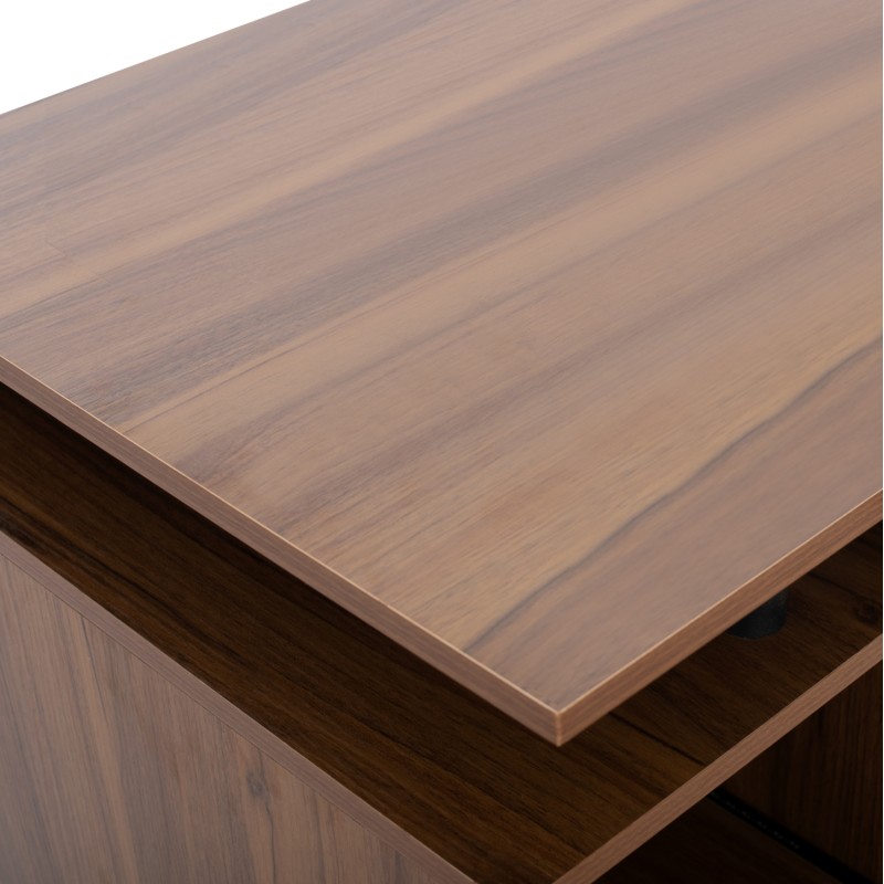 MELAMINE OFFICE DESK STATUS FK2026.03 WALNUT 120Χ55Χ76 cm. MELAMINE OFFICE DESK STATUS FK2026.03 WALNUT 120Χ55Χ76 cm.