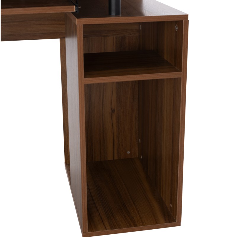 MELAMINE OFFICE DESK STATUS FK2026.03 WALNUT 120Χ55Χ76 cm. MELAMINE OFFICE DESK STATUS FK2026.03 WALNUT 120Χ55Χ76 cm.