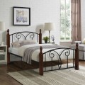 BED FK600 METAL RUBBERWOOD FOR MATTRESS 110X190 cm. BED FK600 METAL RUBBERWOOD FOR MATTRESS 110X190 cm.