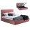 BED ALLIE FK584.12 160X200 WITH STORAGE SPACE- DUSTY PINK  VELVET