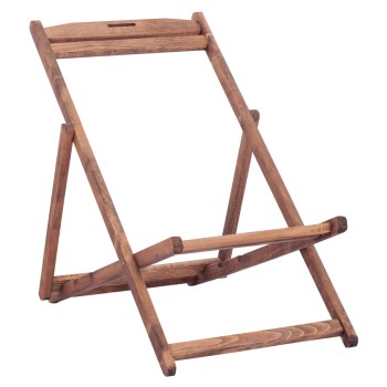SEZLONG WITHOUT ARMS LIMNOS BEECH WOOD IN WALNUT SHADE FK5798.01