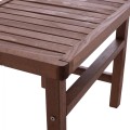 WOODEN TABLE-STOOL WALNUT 60Χ40X45Υ cm. WOODEN TABLE-STOOL WALNUT 60Χ40X45Υ cm.