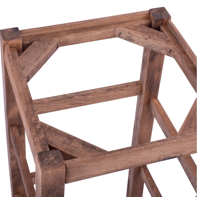 WOODEN STOOL WITHOUT BACK IN WALNUT FK5583.01 WOODEN STOOL WITHOUT BACK IN WALNUT FK5583.01