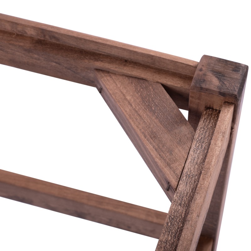 WOODEN STOOL WITHOUT BACK IN WALNUT FK5583.01 WOODEN STOOL WITHOUT BACK IN WALNUT FK5583.01