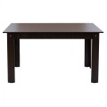 KITCHEN TABLE KELVIN, WENGE, ΗΜ2429.02 140x80x77 cm.