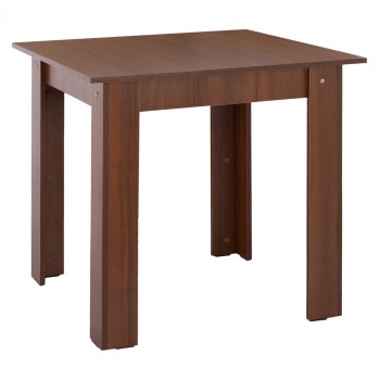 KITCHEN TABLE KELVIN FK2427.04, 80x80x77H, WALNUT