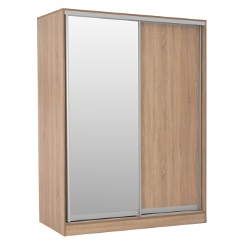 WARDROBE WITH SLIDING DOORS WITH MIRROR SONAMA FK2434 160x60x210 cm.