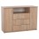 BUFFET WITH 2 CABINETS AND 3 DRAWERS SONAMA OAK FK2430 120X45X85Cm.