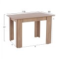 KITCHEN TABLE FK2428.01 KELVIN SONOMA OAK110x80x77Yec.