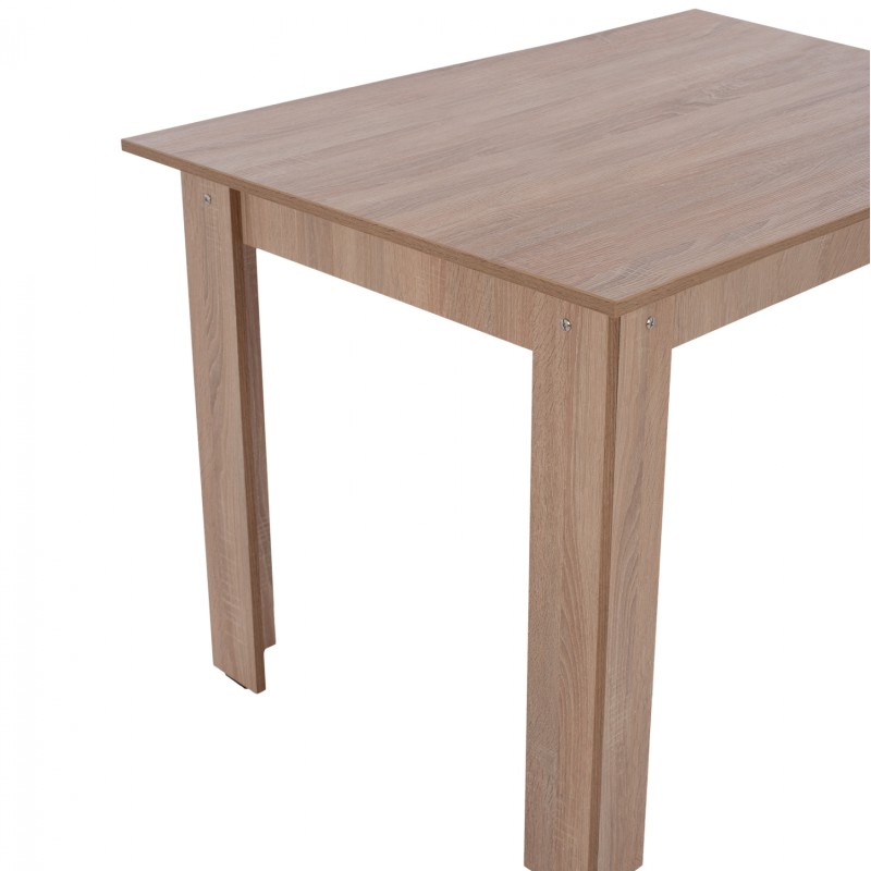 KITCHEN TABLE FK2429.01 KELVIN, SONOMA OAK, 140x80x77H