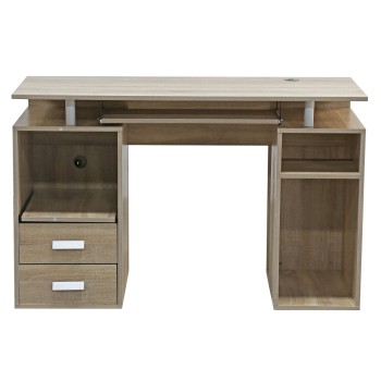MELAMINE DESK STATUS FK2026.02 SONOMA-WHITE 120Χ55Χ76 cm. MELAMINE DESK STATUS FK2026.02 SONOMA-WHITE 120Χ55Χ76 cm.
