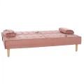 SOFA BED WANDA FK3149.12 WITH VELVET DUSTY PINK 188X83X83Y cm. SOFA BED WANDA FK3149.12 WITH VELVET DUSTY PINK 188X83X83Y cm.