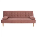SOFA BED WANDA FK3149.12 WITH VELVET DUSTY PINK 188X83X83Y cm. SOFA BED WANDA FK3149.12 WITH VELVET DUSTY PINK 188X83X83Y cm.
