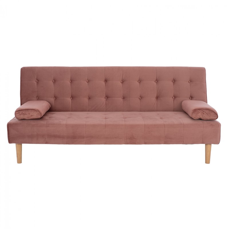 SOFA BED WANDA FK3149.12 WITH VELVET DUSTY PINK 188X83X83Y cm. SOFA BED WANDA FK3149.12 WITH VELVET DUSTY PINK 188X83X83Y cm.