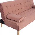 SOFA BED WANDA FK3149.12 WITH VELVET DUSTY PINK 188X83X83Y cm. SOFA BED WANDA FK3149.12 WITH VELVET DUSTY PINK 188X83X83Y cm.